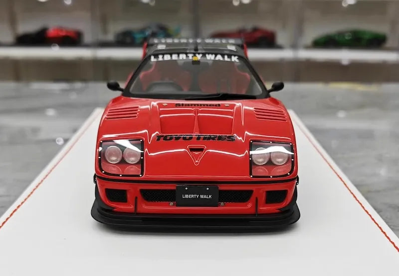 1:18 Ferrari 1987 F40 LBWK AZ-1 Red Die Cast Model Car