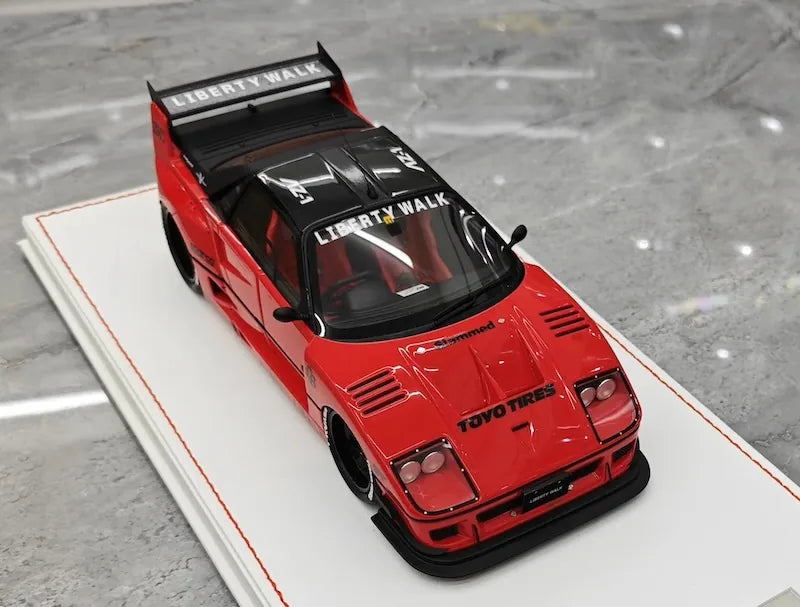 1:18 Ferrari 1987 F40 LBWK AZ-1 Red Die Cast Model Car