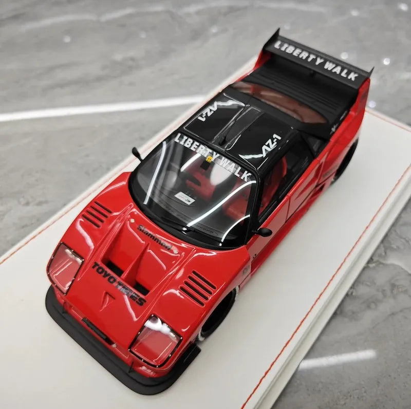 1:18 Ferrari 1987 F40 LBWK AZ-1 Red Die Cast Model Car