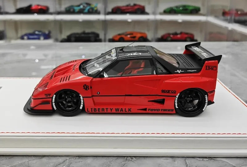 1:18 Ferrari 1987 F40 LBWK AZ-1 Red Die Cast Model Car