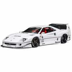 1:18 Ferrari 1987 F40 LBWK AZ-1 White Die Cast Model Car