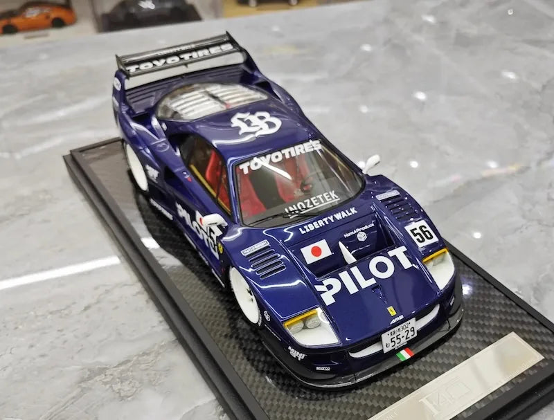 1:18 Ferrari 1987 F40 LBWK Pilot Die Cast Model Car