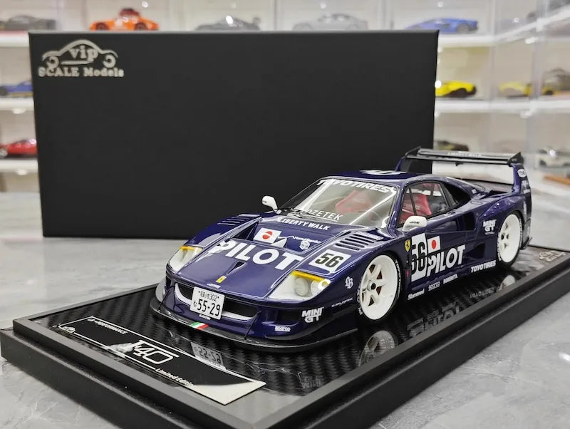 1:18 Ferrari 1987 F40 LBWK Pilot Die Cast Model Car