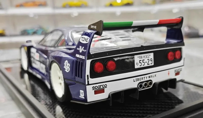 1:18 Ferrari 1987 F40 LBWK Pilot Die Cast Model Car