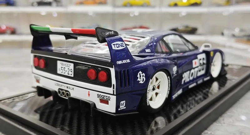 1:18 Ferrari 1987 F40 LBWK Pilot Die Cast Model Car