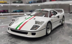 1:18 Ferrari 1987 F40 White Die Cast Model Car