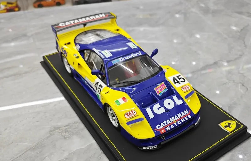 1:18 Ferrari 1994 F40 LM ICOL BPR Global GT1 Die Cast Model Car