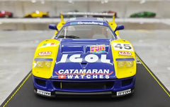 1:18 Ferrari 1994 F40 LM ICOL BPR Global GT1 Die Cast Model Car
