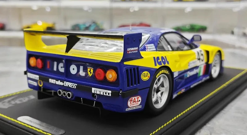 1:18 Ferrari 1994 F40 LM ICOL BPR Global GT1 Die Cast Model Car