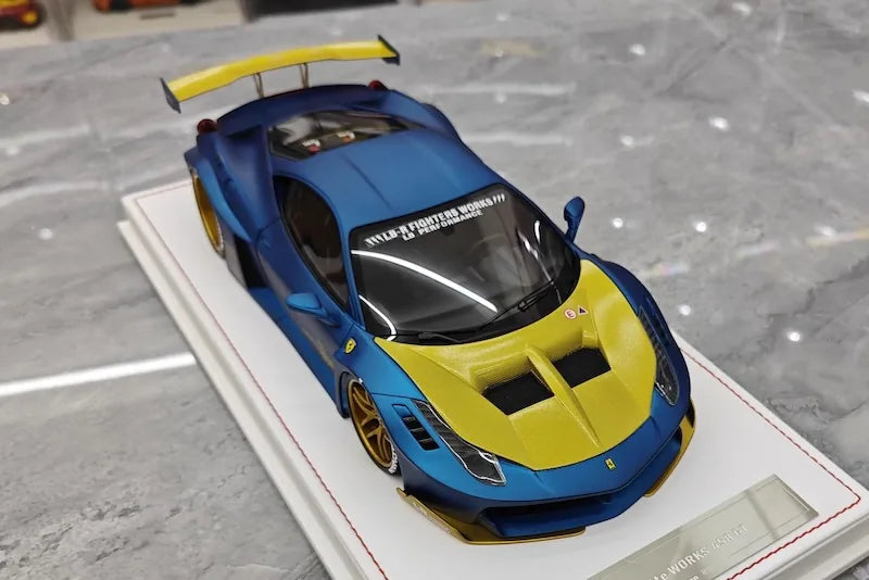1:18 Ferrari 2009 458 Italia LBWK Silhouette GT Die Cast Model Car