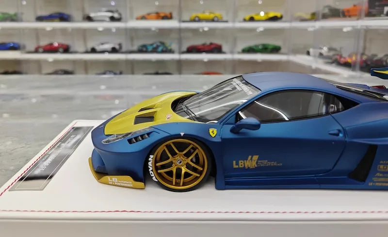1:18 Ferrari 2009 458 Italia LBWK Silhouette GT Die Cast Model Car