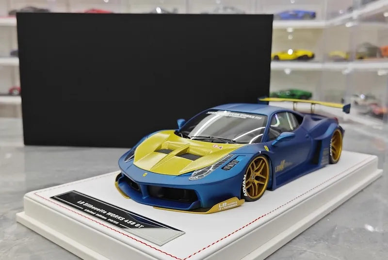 1:18 Ferrari 2009 458 Italia LBWK Silhouette GT Die Cast Model Car