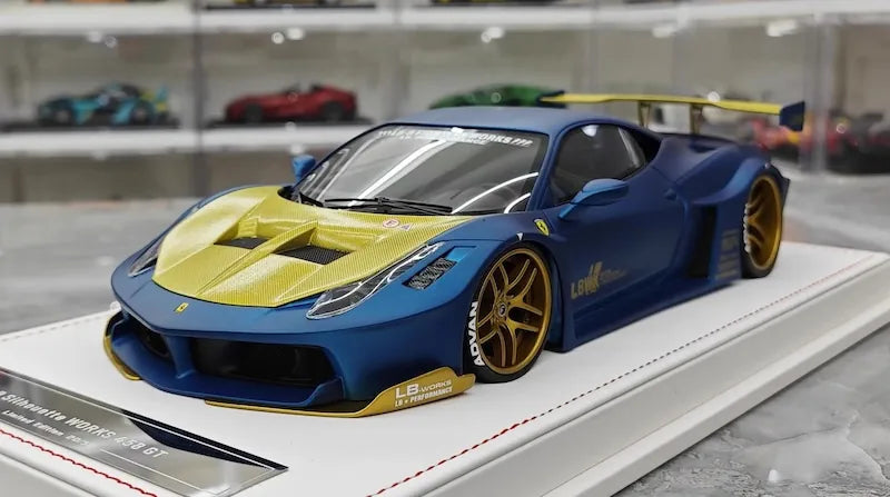 1:18 Ferrari 2009 458 Italia LBWK Silhouette GT Die Cast Model Car