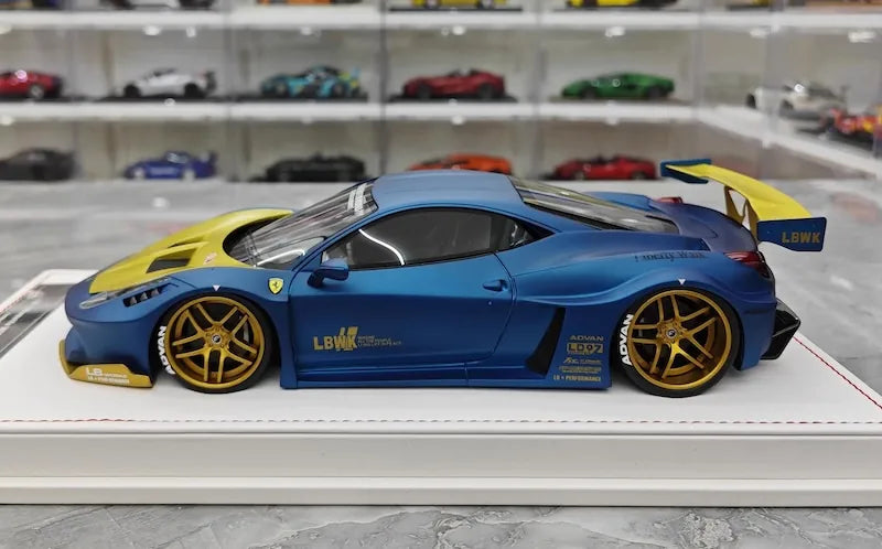 1:18 Ferrari 2009 458 Italia LBWK Silhouette GT Die Cast Model Car