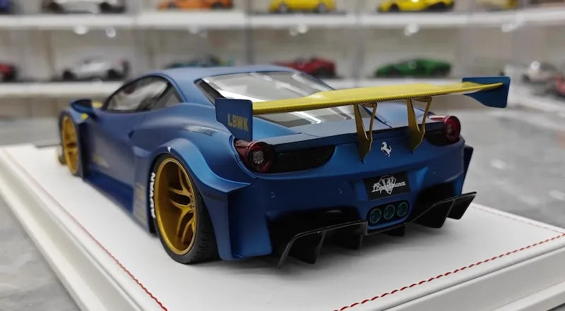 1:18 Ferrari 2009 458 Italia LBWK Silhouette GT Die Cast Model Car