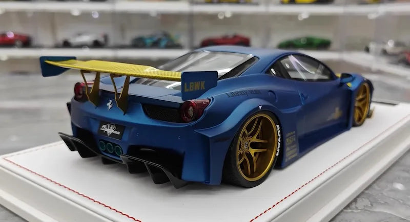 1:18 Ferrari 2009 458 Italia LBWK Silhouette GT Die Cast Model Car