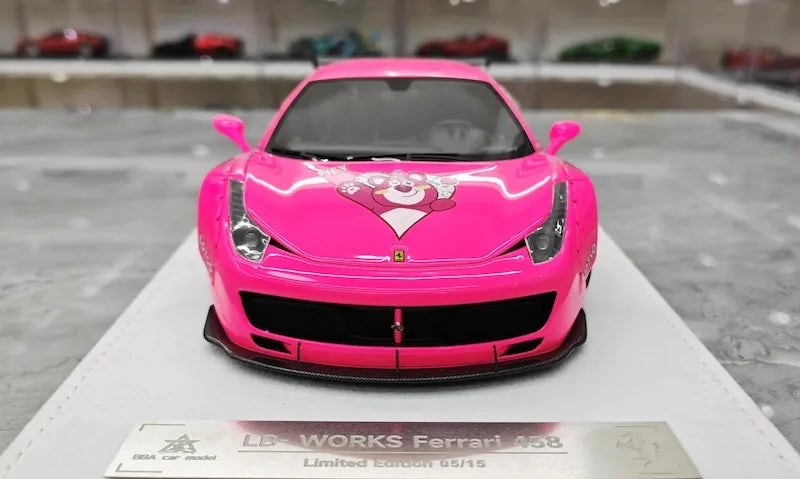 1:18 Ferrari 2009 458 Italia LBWK Die Cast Model Car