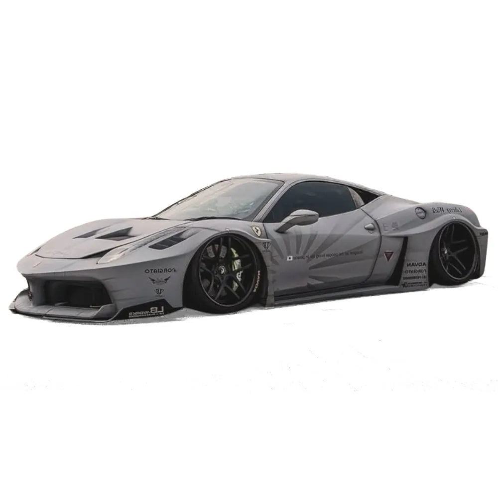 1:18 Ferrari 2009 458 Italia LBWK Die Cast Model Car