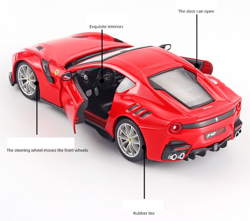 1:24 Ferrari 2015 F12 TDF Die Cast Model Car