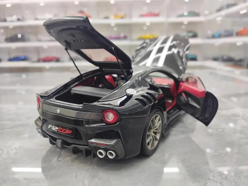 1:18 Ferrari 2015 F12 TDF Tour de France Black Die Cast Model Car