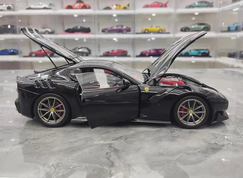 1:18 Ferrari 2015 F12 TDF Tour de France Black Die Cast Model Car