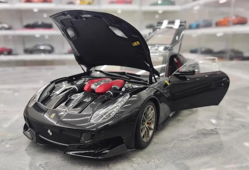 1:18 Ferrari 2015 F12 TDF Tour de France Black Die Cast Model Car