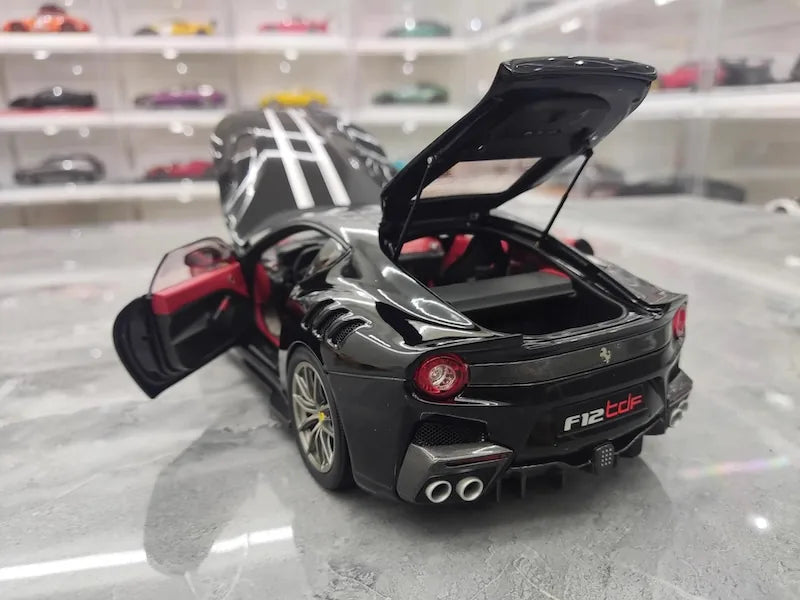 1:18 Ferrari 2015 F12 TDF Tour de France Black Die Cast Model Car