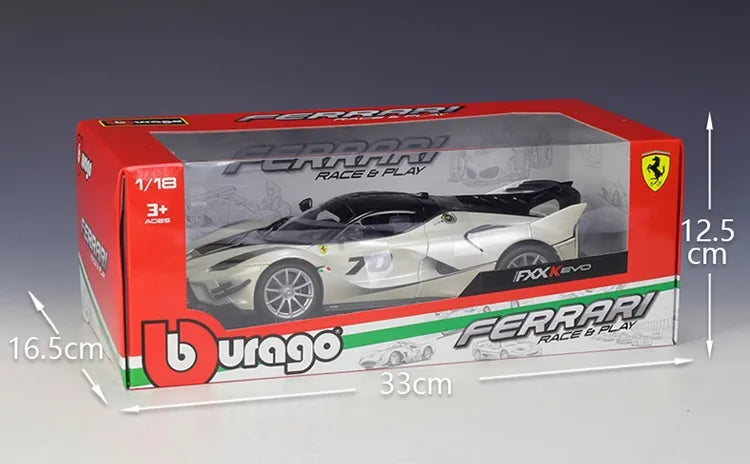 1:18 Ferrari 2017 FXX K EVO Die Cast Model Car