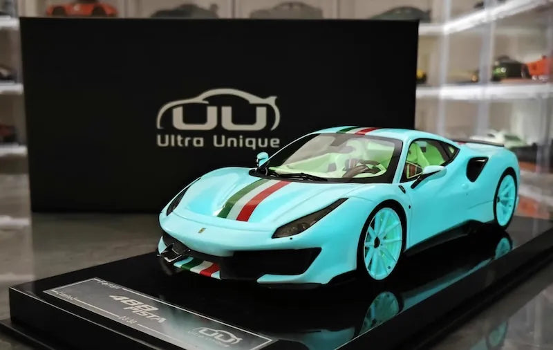 1:18 Ferrari 2018 488 Pista Luminous Die Cast Model Car