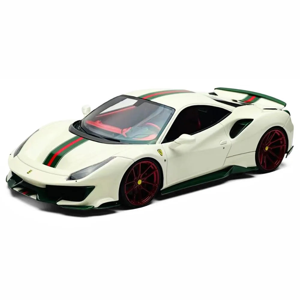 1:18 Ferrari 2018 488 Pista Luminous Die Cast Model Car