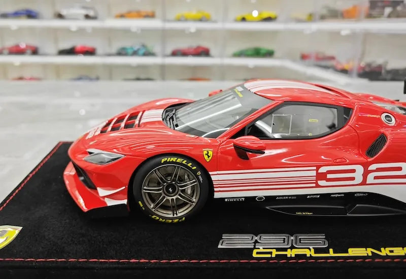 1:18 Ferrari 2023 296 Challenge Die Cast Model Car