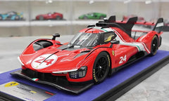 1:18 Ferrari 2023 499P Le Mans Hypercar Die Cast Model Car