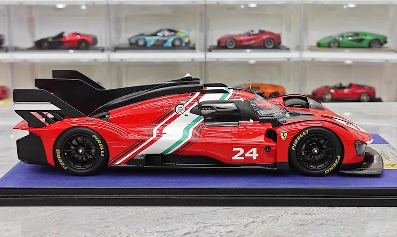 1:18 Ferrari 2023 499P Le Mans Hypercar Die Cast Model Car