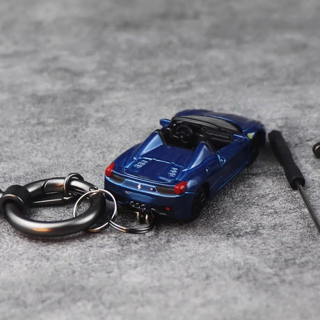Ferrari 458 Spider Keychains 1:64 Model Car Keychain