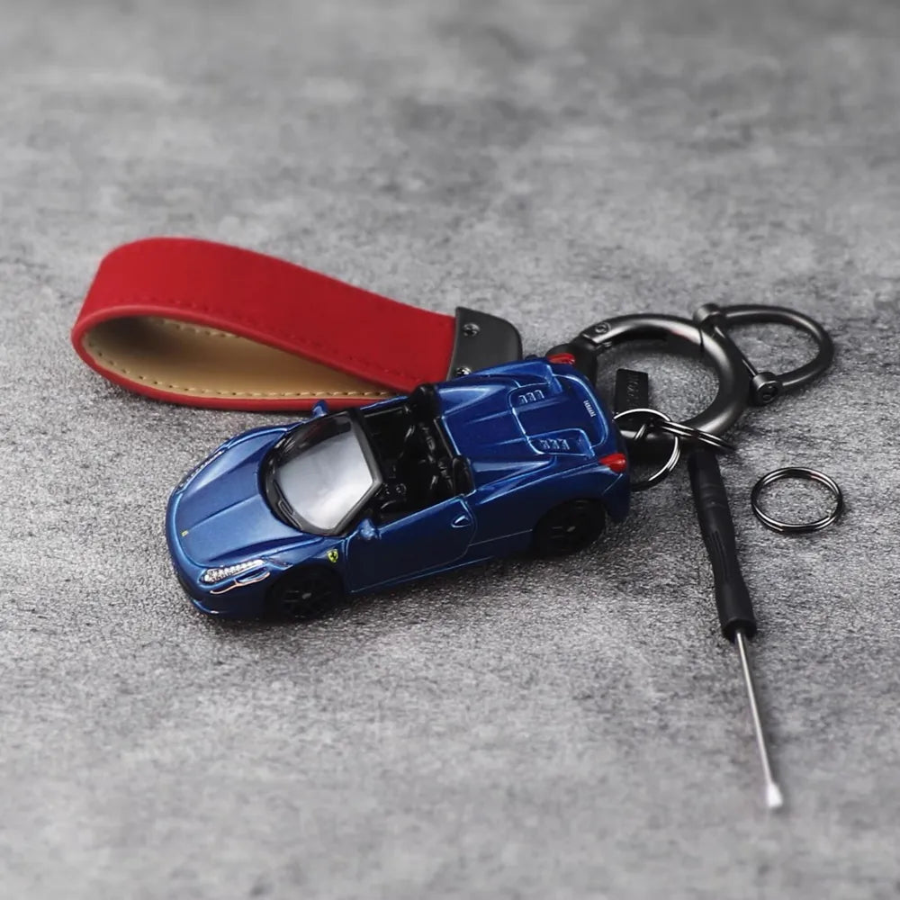 Ferrari 458 Spider Keychains 1:64 Model Car Keychain