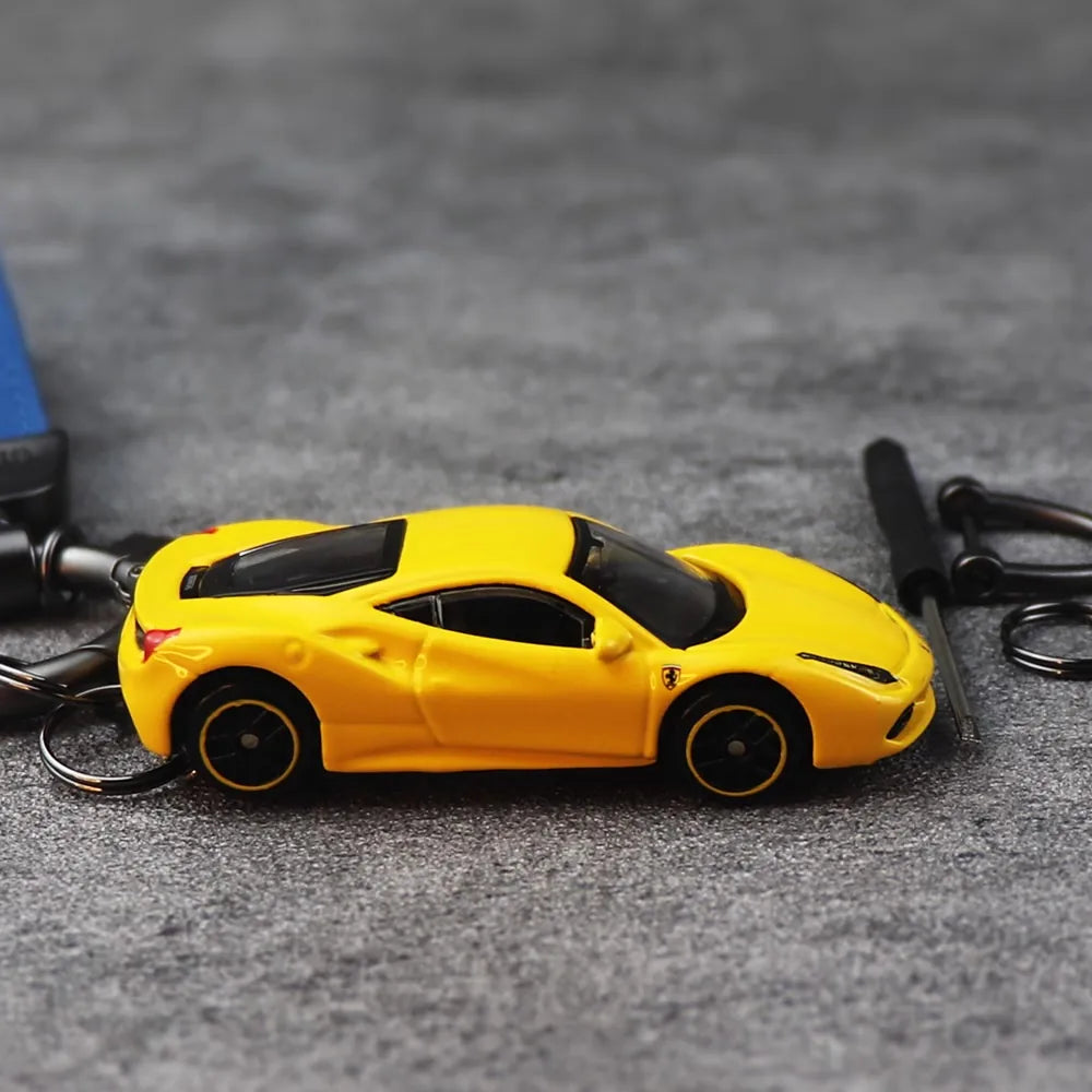 Ferrari 488 GTB Keychain 1:64 모형 자동차 Keychain
