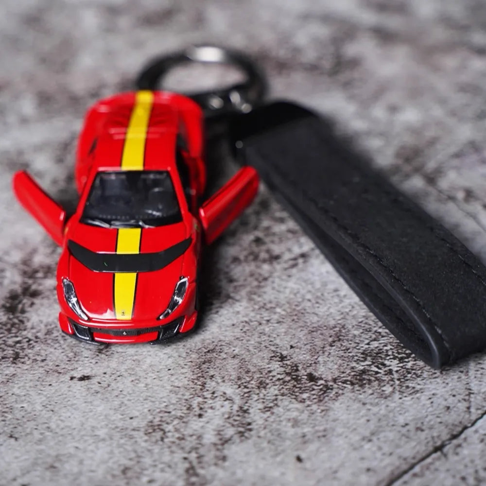 Ferrari 812 Competizione Keychains 1:64 coche en miniatura Keychain