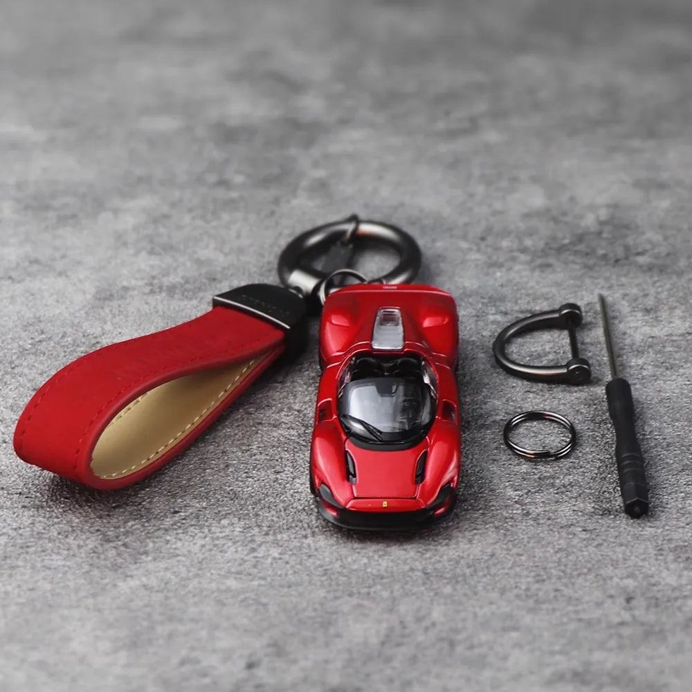 Ferrari Daytona SP3 Keychains 1:64 Model Car Keychain