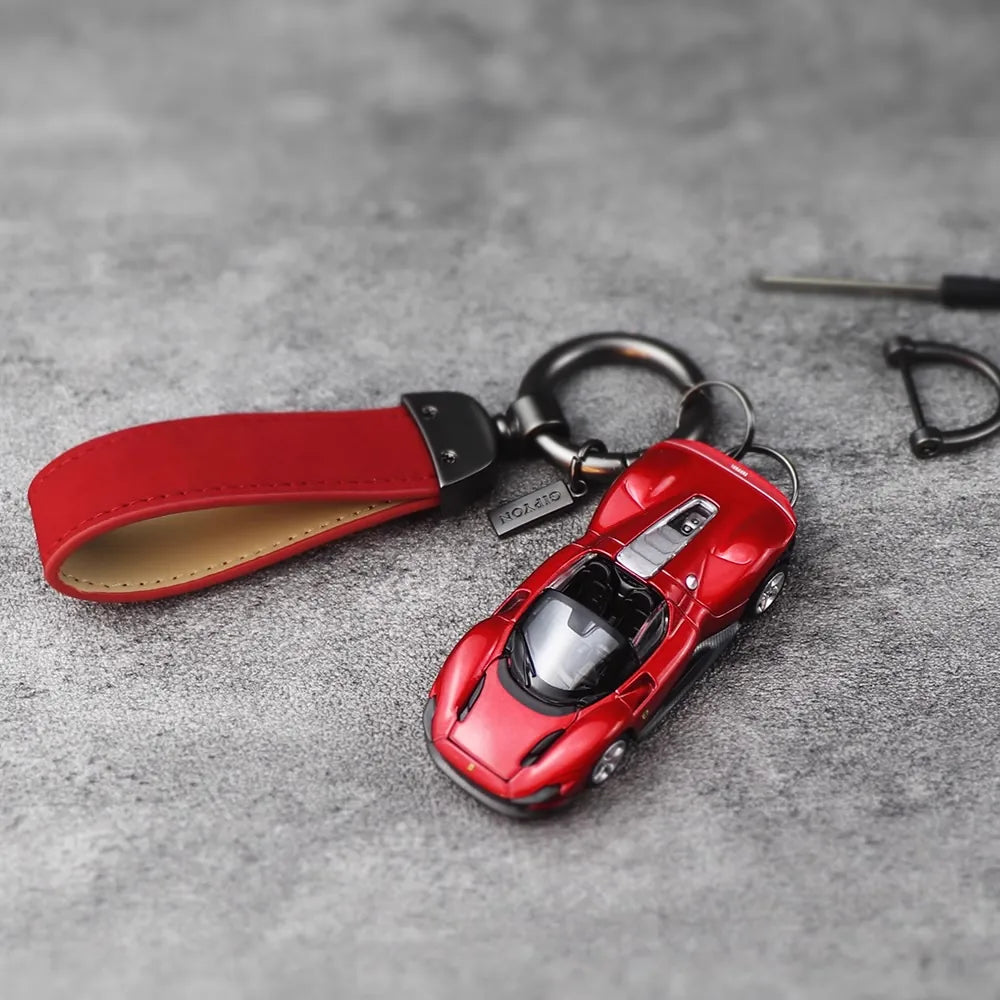 Ferrari Daytona SP3 Keychains 1:64 Model Car Keychain