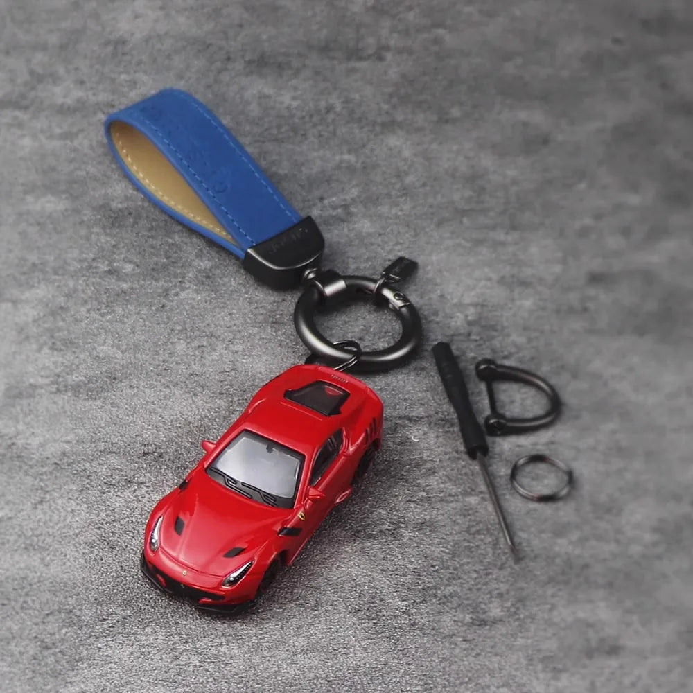 Ferrari F12 TDF Keychain 1:64 Model Car Keychain