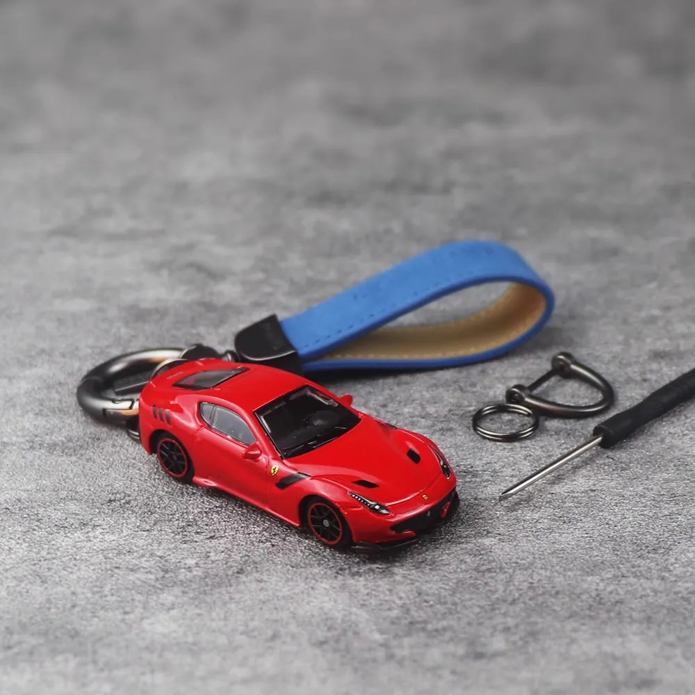 Ferrari F12 TDF Keychain 1:64 Model Car Keychain