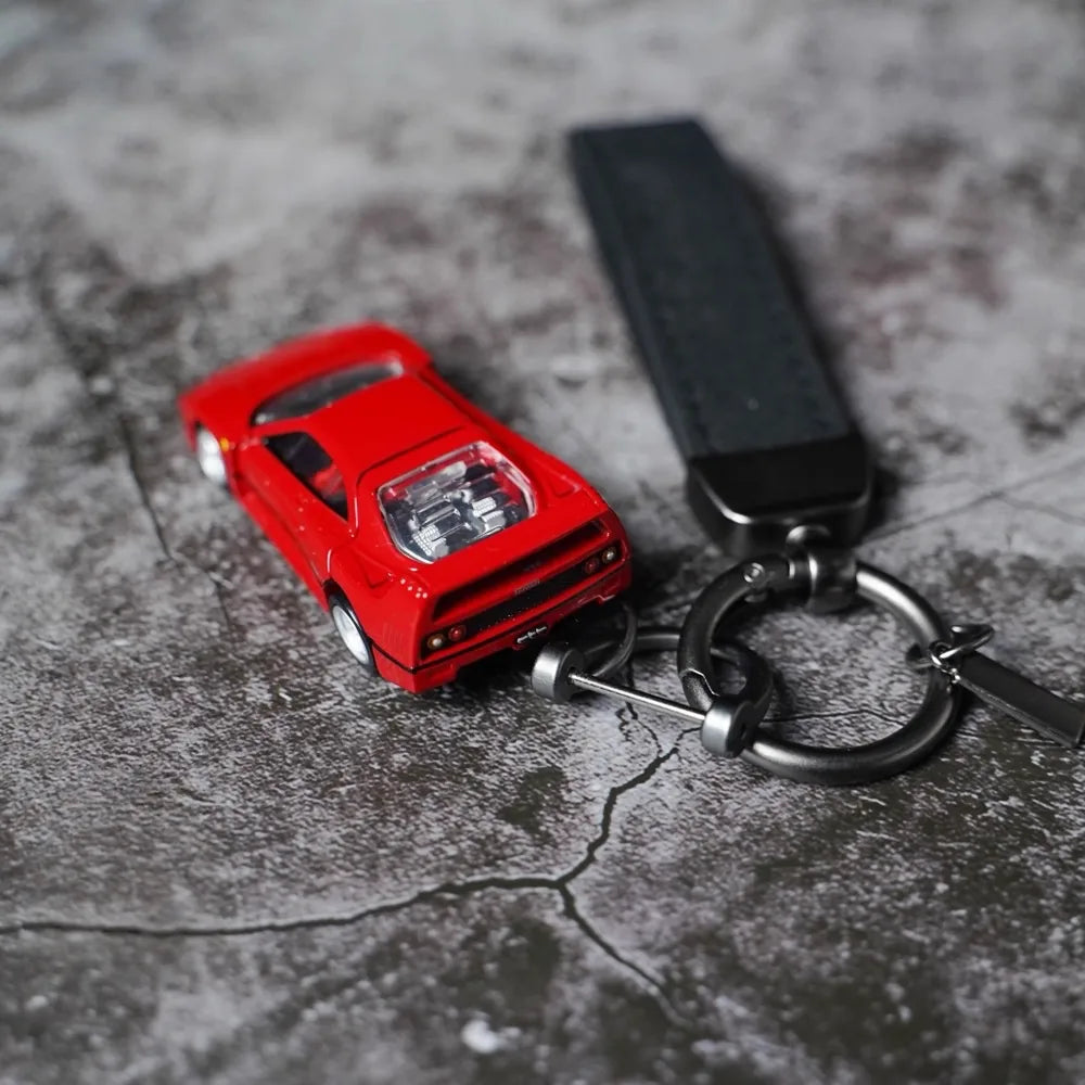 Ferrari F40 Keychains 1:64 سيارة مصغرة Keychain