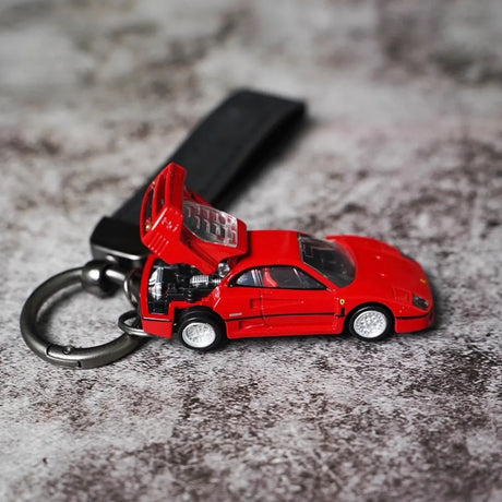 Ferrari F40 Keychains 1:64 Model Car Keychain
