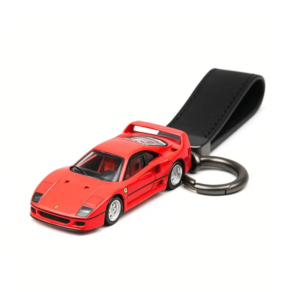 Ferrari F40 Keychains 1:64 سيارة مصغرة Keychain
