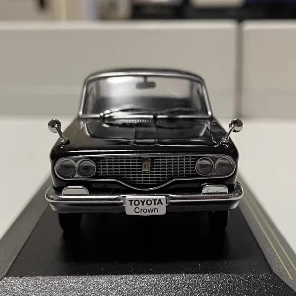 [First] 1:43 Toyota 1962 Toyopet Crown Black Model Car Die-Cast