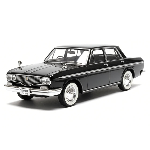 [First] 1:43 Toyota 1962 Toyopet Crown Black Model Car Die-Cast