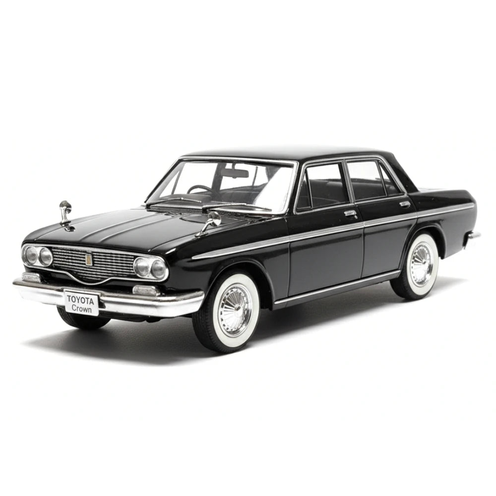 [First] 1:43 Toyota 1962 Toyopet Crown Black Model Car Die-Cast