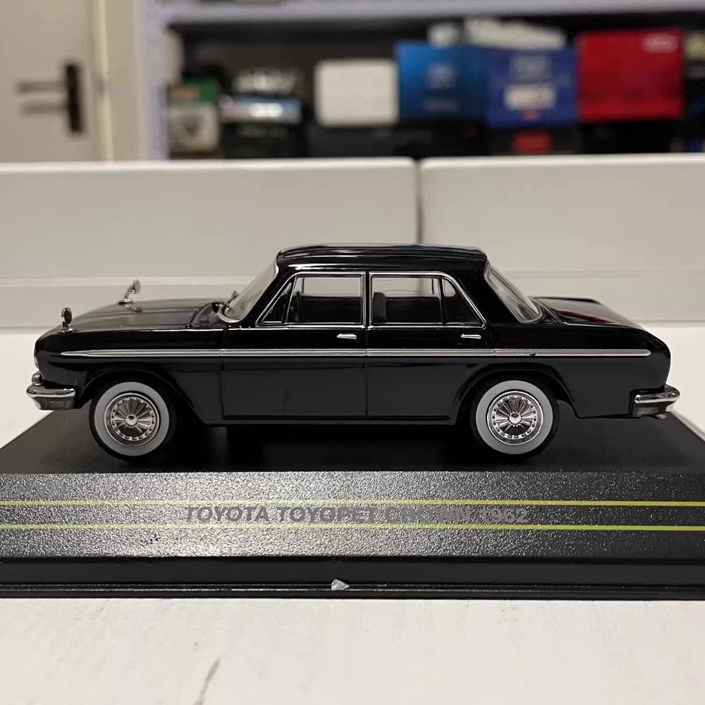 [First] 1:43 Toyota 1962 Toyopet Crown Black Model Car Die-Cast