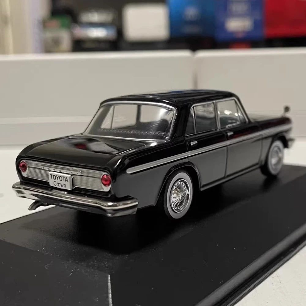 [First] 1:43 Toyota 1962 Toyopet Crown Black Model Car Die-Cast