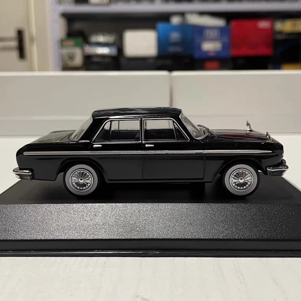 [First] 1:43 Toyota 1962 Toyopet Crown Black Model Car Die-Cast